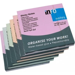 Notes 75 X 75 Mm - 100 Yaprak - Yapışkanlı Kağıt