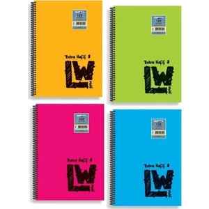 Hafif Defter 120 Yaprak Çizgili - A4