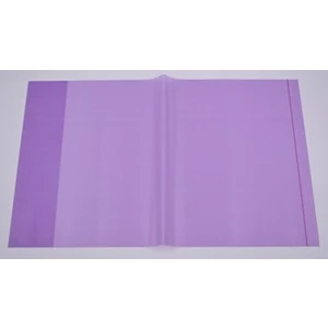 Hazır Kitap Kabı Mor Şeffaf - 5 Li