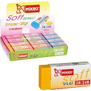 Renkli Soft Silgi /  2B-24R