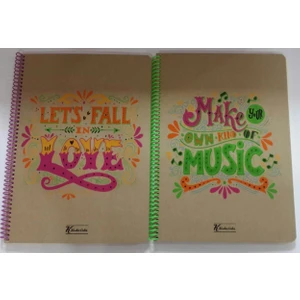 Keskin Color A4 - 100 Yaprak Kareli Doodles Sert Kapak