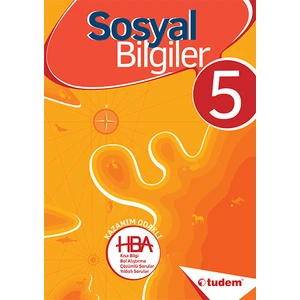 Tudem Yayınları 5. Sınıf Sosyal Bilgiler Kazanım Odaklı  Konu Anlatım