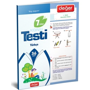 Değer Yayınları 7. Sınıf Türkçe Yaprak Test (36 Adet )