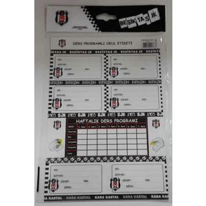 Bjk Okul Etiketi - 4 Lü