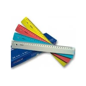 Cetvel Beyaz Promosyon Opak 30 Cm 00175