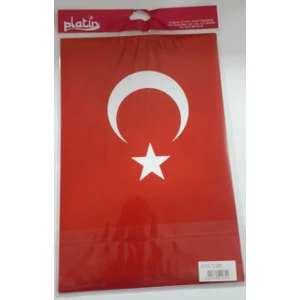 Sticker A4 Türk Bayrağı - 8 Adet - Yapışkanlı