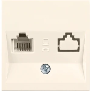 Meridian Krem Tekli Nümeris (Telefon Priz) Çerçeveli