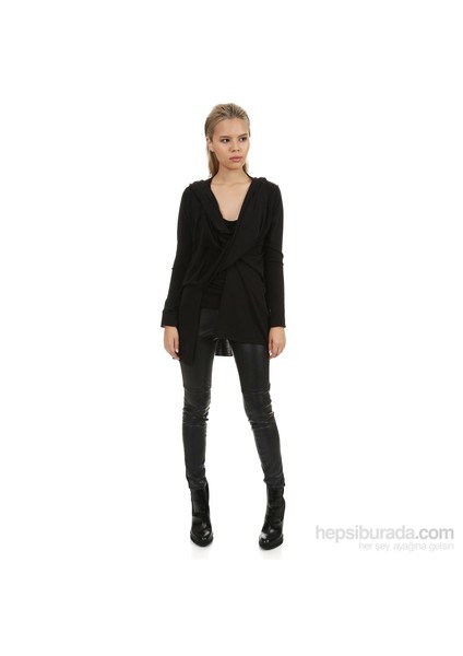 Siyah Kadın Hırka