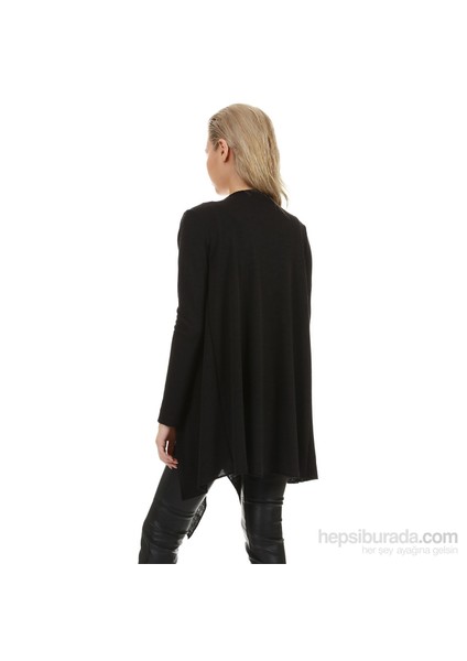 Siyah Kadın Hırka modelleri