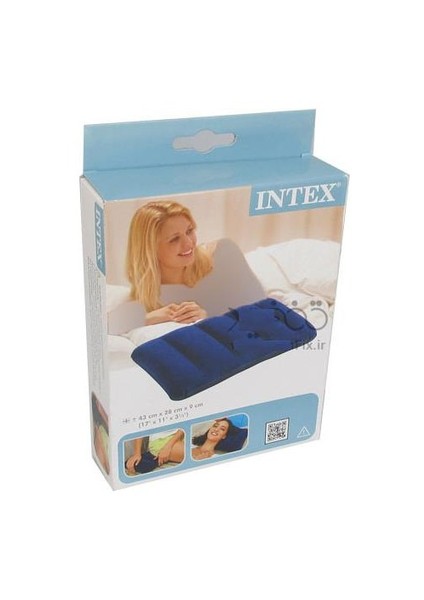 Intex Kadife Kaplı Şişme Minder-Yastık 43X28X9Cm - 68672