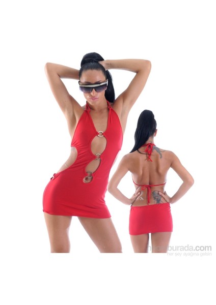 Terry Pau Tp1961329 Metal Süslemeli Mini Elbise