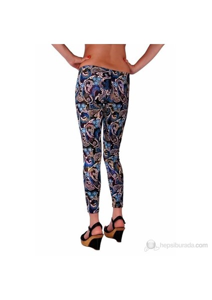 Redhotbest Paisley Pattern Fashion Tight - Şal Desenli Tayt