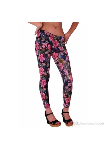 Redhotbest Lily-Printed Tight - Çiçek Desenli Tayt