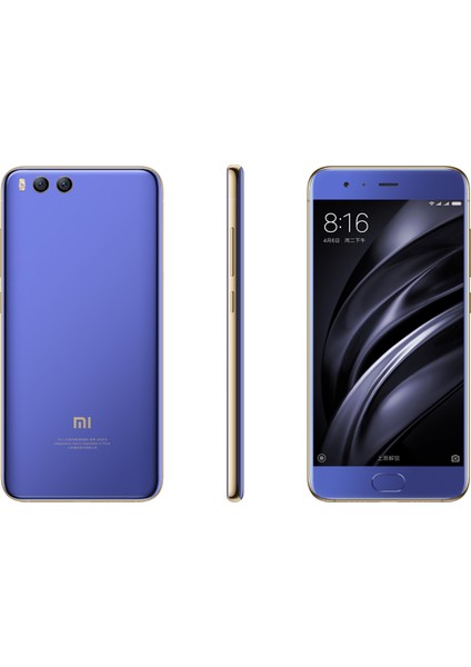 Mi 6 64 GB 4 GB RAM (İthalatçı Garantili) Mavi modelleri