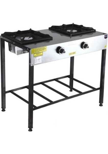 Doğalgazlı Lokanta Ocak Ayaklı 2 Gözlü