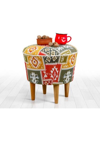 Rug Puf - Beyaz