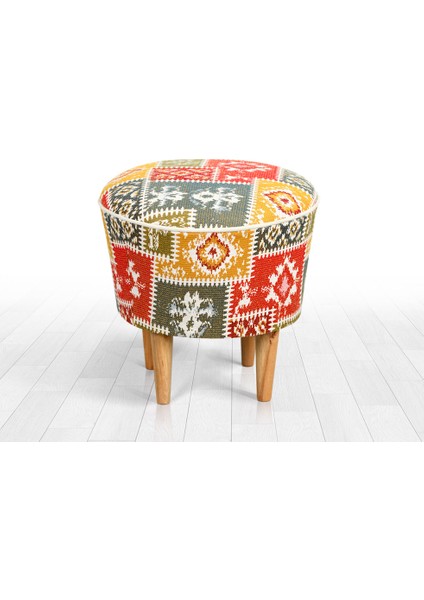 Rug Puf - Beyaz