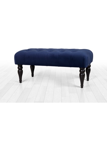 Lorence Home Missus Bench Puf - Gece Mavisi