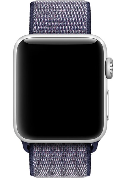 Apple Watch Seri 7/6/SE/5/4 Gece Mavisi Spor Loop Kordon - 45mm 44mm 42mm Uyumlu fiyatları