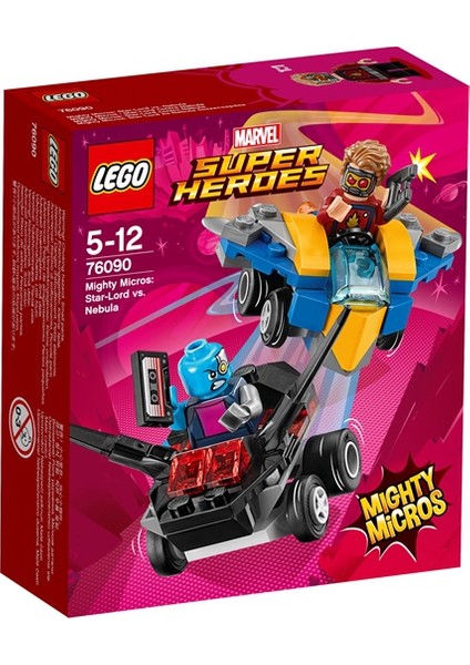 Super Heroes 76090 Mighty Micros: Star Lord Nebula'ya Karşı