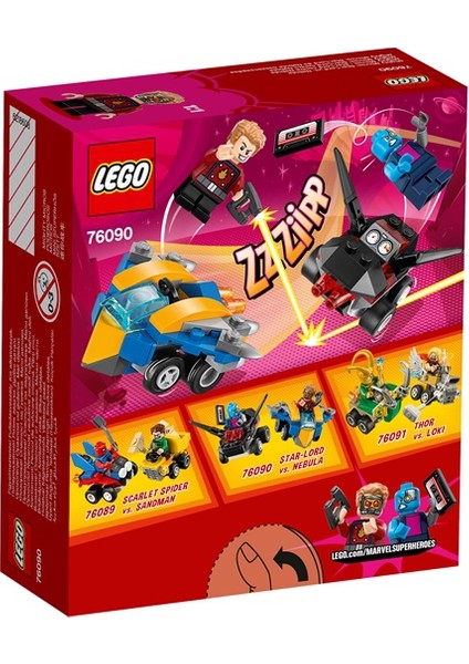 Super Heroes 76090 Mighty Micros: Star Lord Nebula'ya Karşı