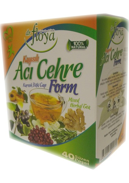 Acı Cehre Form Çayı - Kayısılı - 40 Poşet modelleri