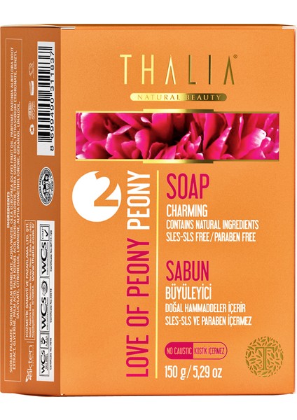 Canlandırıcı Etkili Love of Peony Şakayık Özlü Doğal Katı Sabun - 150 gr
