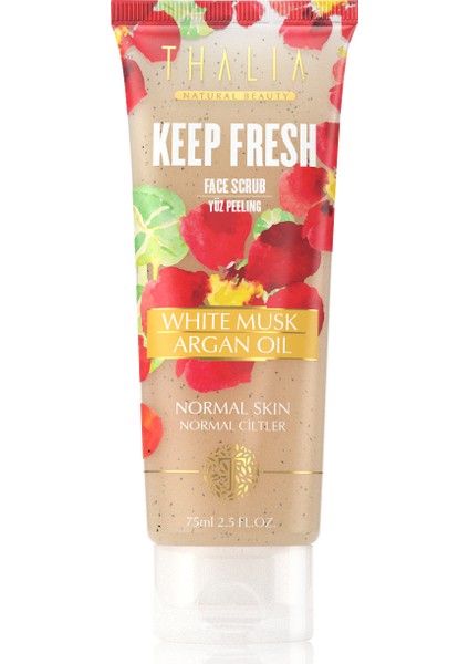 Normal / Karma Ciltler İçin White Musk & Argan Yağlı Yüz Bakım Peelingi - 75 ml