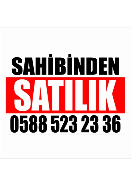 Branda Satılık Afişi 65X100