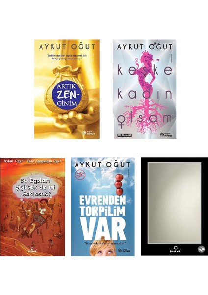 Artık Zenginim - Keşke Kadın Olsam - Evrenden Torpilim Var - 5 Kitap - Aykut Oğut