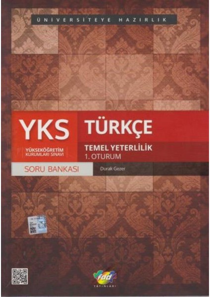 Fdd Yks Türkçe Soru Bankası Temel Yeterlilik 1. Oturum - Durak Gezer
