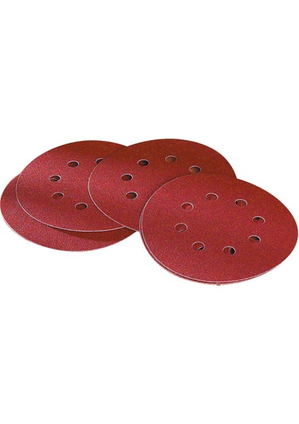 Kahverengi Velcro Cırtlı Disk Zımpara 125 mm 5 li Paket (40 Kum)