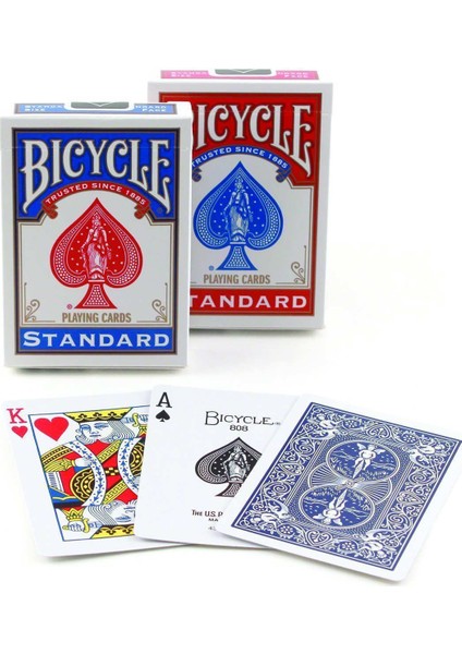 Orjinal Bicycle Standart Poker İskambil Oyun Kağıdı (Bicycle 6 Paket Oyun Kartı)