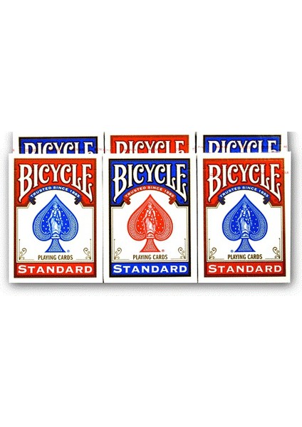 Orjinal Bicycle Standart Poker İskambil Oyun Kağıdı (Bicycle 6 Paket Oyun Kartı) indirimleri