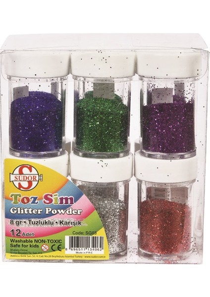 Toz Sim Tuzluklu Karışık Tekli - 8 Gr