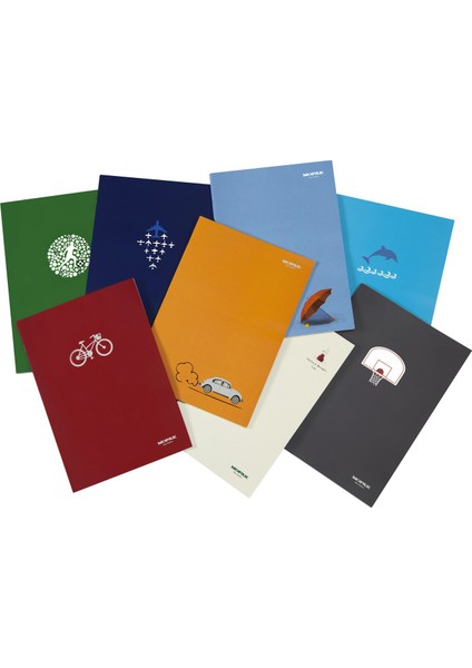 80 Yaprak Çizgisiz A4 Karton Kapak Defter
