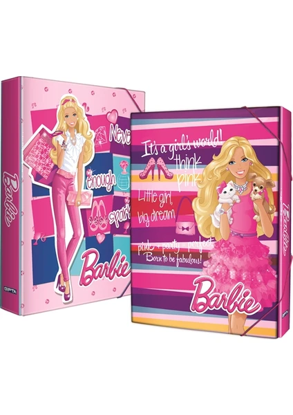 Gipta Kutu Klasör 25X35 Barbie 5492