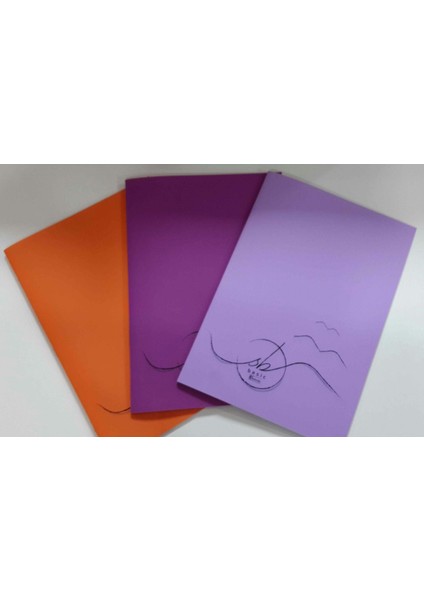 Color A4 - 40 Yaprak Plastik Kapak Defter Basic