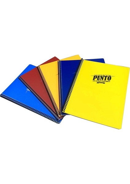 Punto A4 - 160 Yaprak Çizgili Sp Plastik Kapak Defter