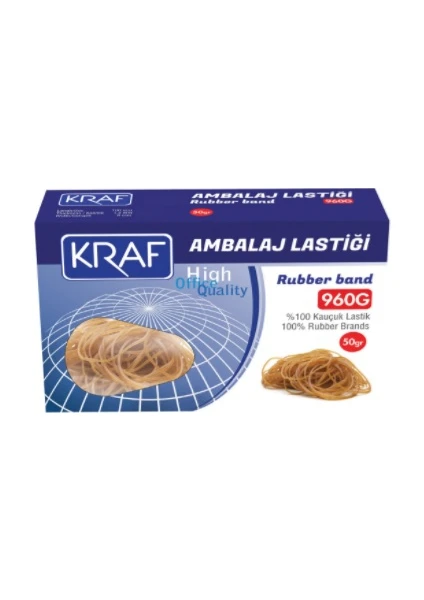 Ambalaj Lastiği %100 Kauçuk Geniş 50 Gr