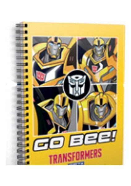 Transformers Spiralli A6 Karton Kapak Defter