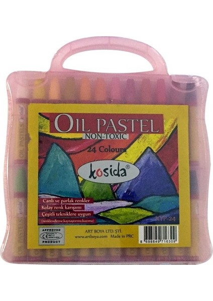 24 Renk Oıl Pastel