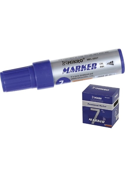 Marker 7 Mm Mavi Kesik Uç