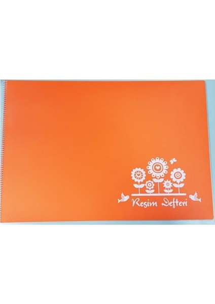 35 X 50 Cm 25 Yaprak Spiralli Pp Kapak Resim Defteri