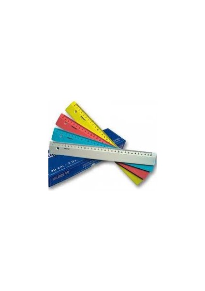 Cetvel Beyaz Promosyon Opak 30 Cm 00175