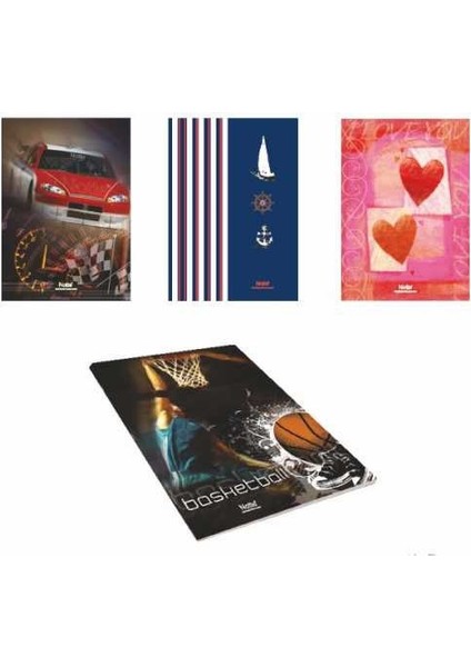 40 Yaprak Kareli A4 Defter