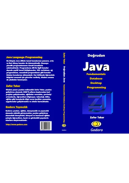 Godoro Yayıncılık Doğrudan Java Fundamentals Database Desktop Programming Kitabı - Zafer Teker