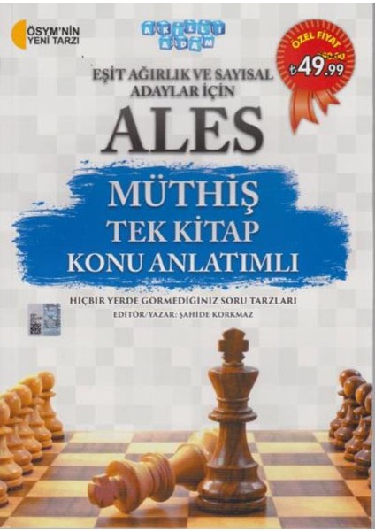 Akıllı Adam Ales Müthiş Tek Kitap Konu Anlatımlı (Eşit Ağırlık) - Şahide Korkmaz