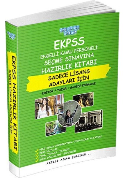 Akıllı Adam Ekpss Hazırlık Kitabı-Sadece Lisans Adayları İçin