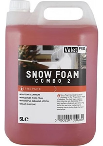 Valet Pro - Snow Foam Combo 2 Köpüklü Yıkama Şampuanı - 5 Litre